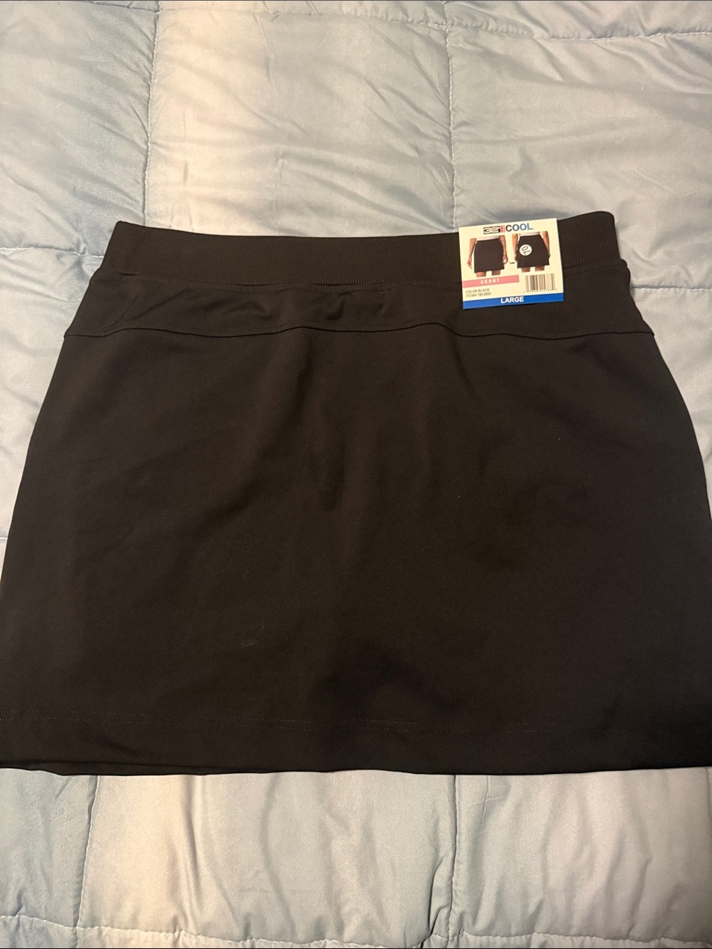 Athletic Style Black Skort